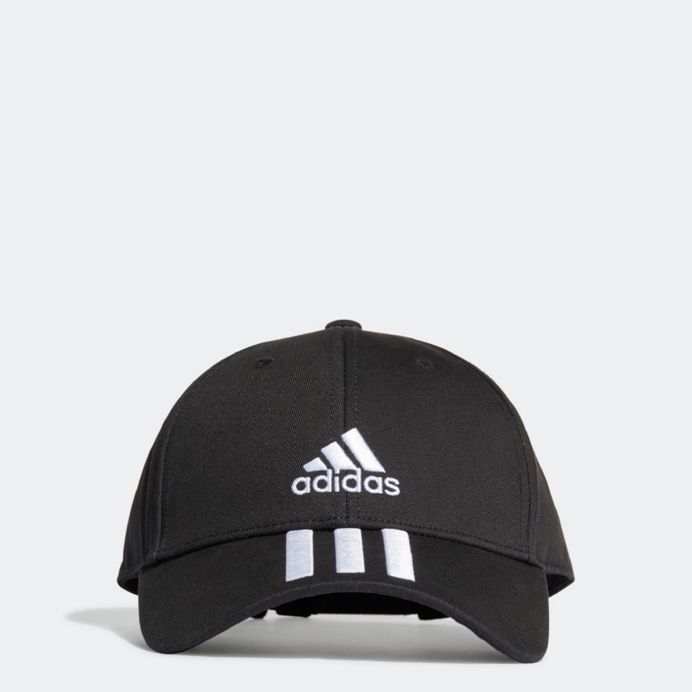 Mũ Lưỡi Trai Adidas Tập Luyện 3 Sọc Chéo Màu Đen Fk0894 👒