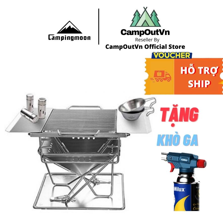 Bếp nướng cắm trại campingmoon campoutvn bếp than cắm trại du lịch dã ngoại A016