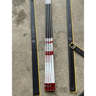 Cần câu tay HANDING  Điếu Vương_Cần câu đơn đài chất liệu cacbon_Độ cứng 6H_Size 3m6 - 4m5 - 5m4 - 6m3