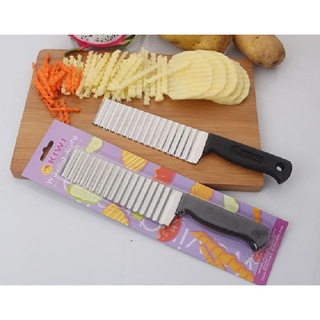 Dao cắt rau củ tạo sóng, dao tạo hình sóng có tay cầm