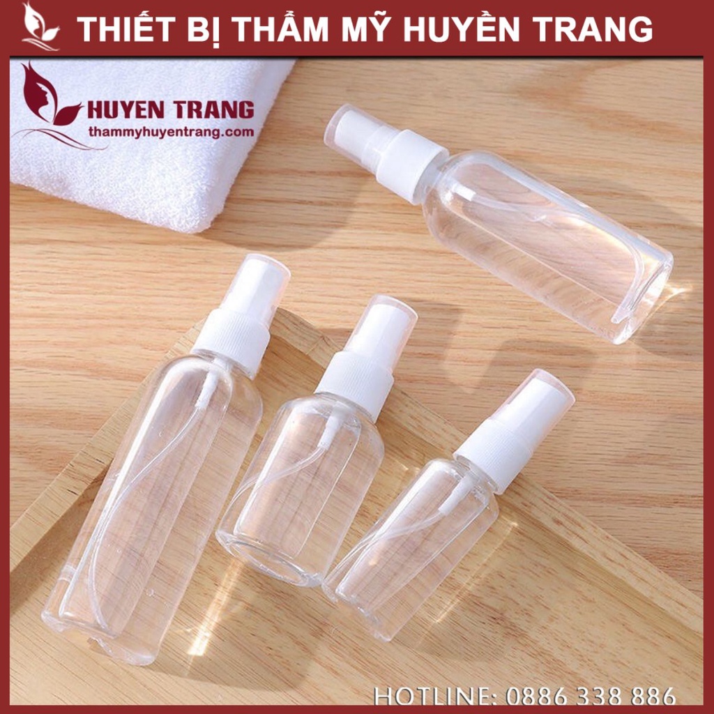Bình Xịt Phun Sương, Chai Xịt Dung Dịch Sát Khuẩn Chống Dịch, Lọ Chiết Nước Hoa, Mỹ Phẩm, Toner 30ml 50ml 100ml NANOCEE