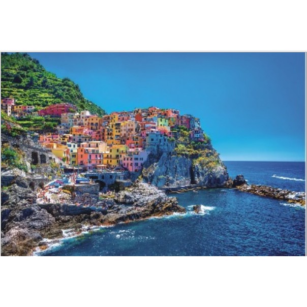 Tranh Ghép Hình 1000 Mảnh Ghép Gỗ - Thành Phố Cinque Terre Nước Ý - Mã 095