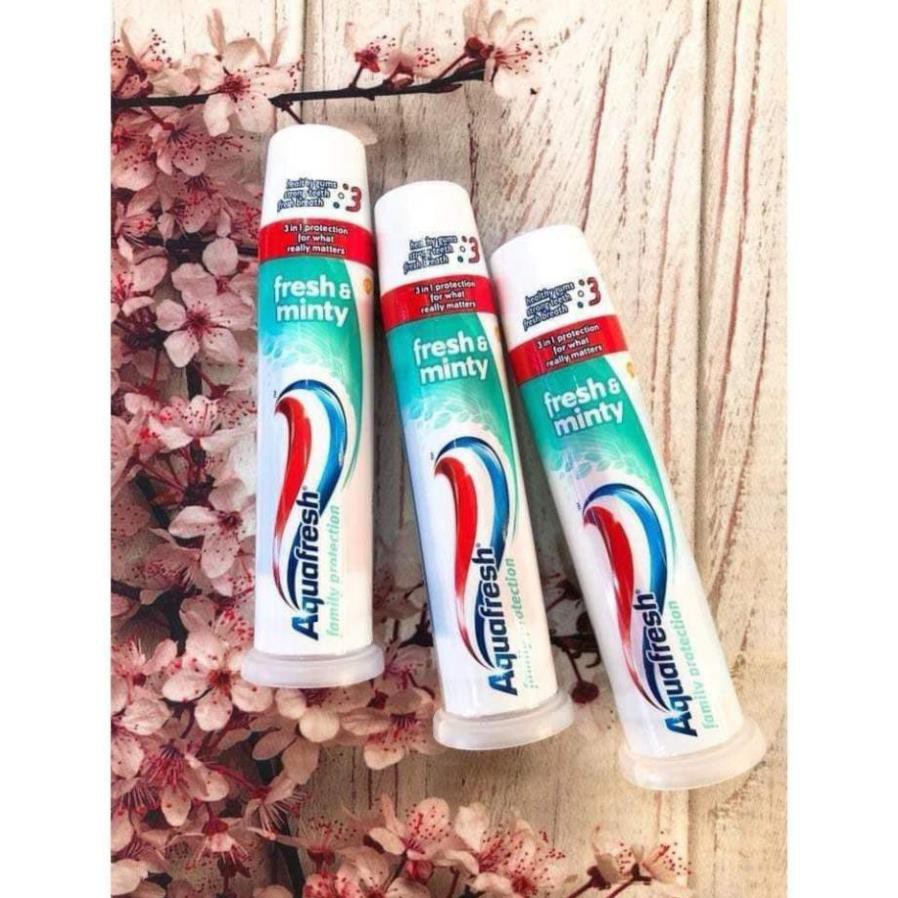 Kem đánh răng dạng ống Aquafresh 100ml, Kem đánh răng chính hãng an toàn HN03