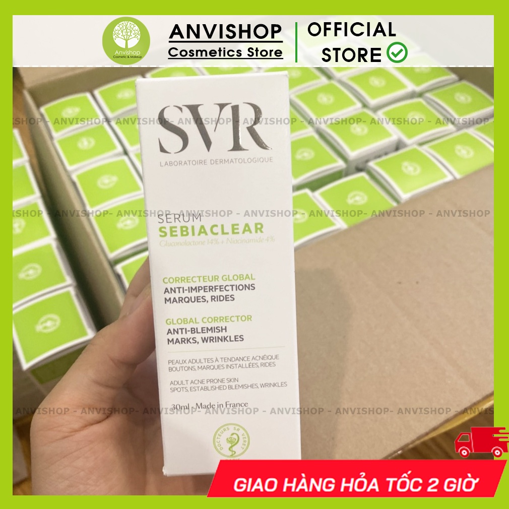 Tinh Chất Giảm Mụn Làm Mờ Thâm Sạm Và Mềm Mịn Da SVR Sebiaclear Serum 30ml