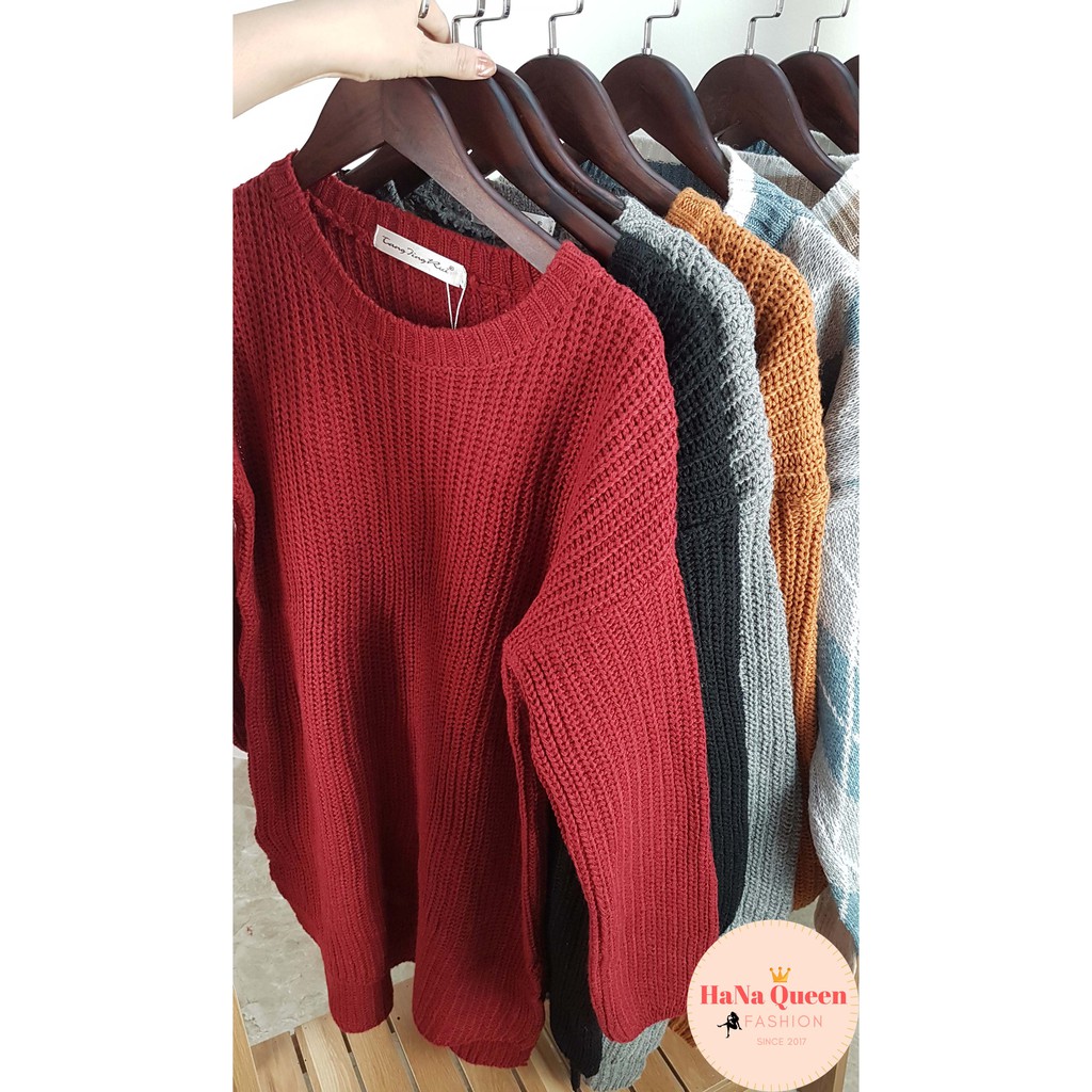 [Xả Kho] Váy len dáng suông phong cách Hàn Quốc (Freesize dài 81cm)