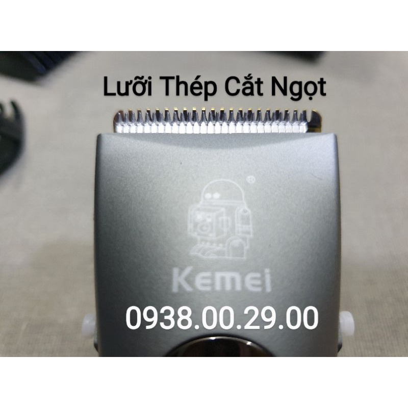 Tông Đơ Cắt Tóc Gia Đình Kemei KM-605, Tông Đơ Cắt Tóc Cho Bé Hàng Chính Hãng.(Ảnh thật)