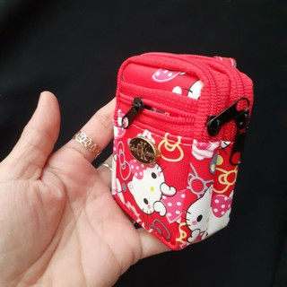 Móc khóa ba lô Kitty 3 ngăn (Kt : 6×8cm)