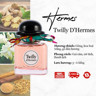 Nước hoa nữ hermes twilly d'hermes edp - mẫu thử 5ml,10ml | gợi cảm, nữ tính, thanh lịch