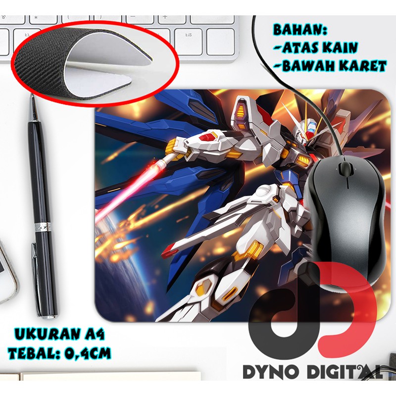 Lót Chuột Chơi Game In Hình Gundam Độc Đáo