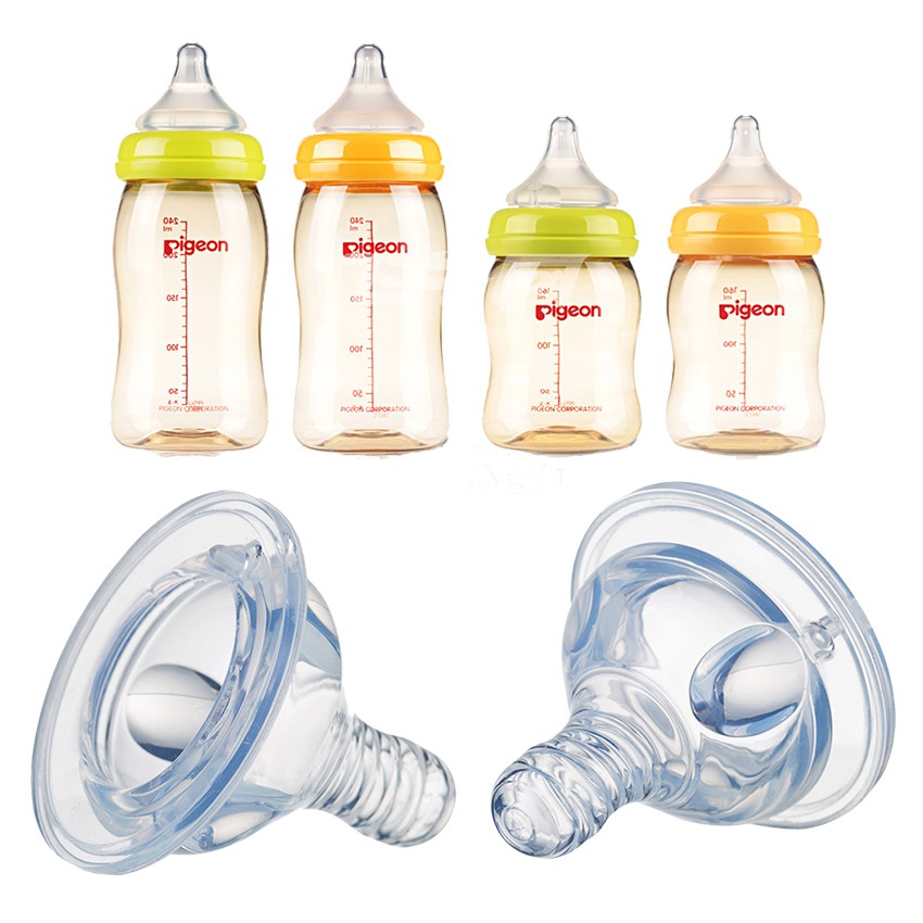 Ti giả Pigeon bằng silicone cho em bé sơ sinh