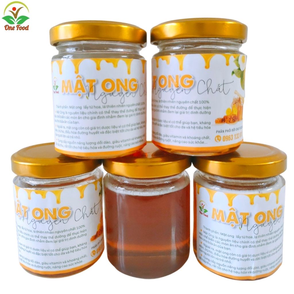 Mật Ong Nguyên Chất Loại 1 - MẬT ONG RỪNG Đặc Sánh - Sạch Ngon - OneFood68