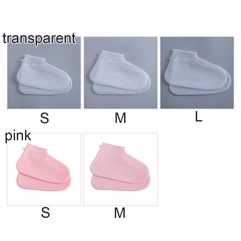 Vỏ Bọc Giày Đi Mưa Bằng Silicon Mềm Co Giãn Chống Nước Chống Trượt Có Thể Giặt Và Tái Sử Dụng