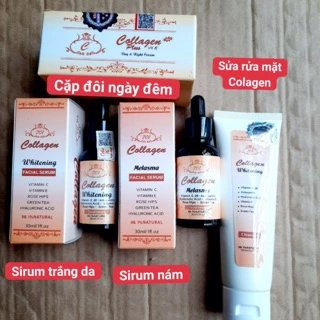Combo nguyên bộ collagen dưỡng trắng da ( siêu tiết kiệm)