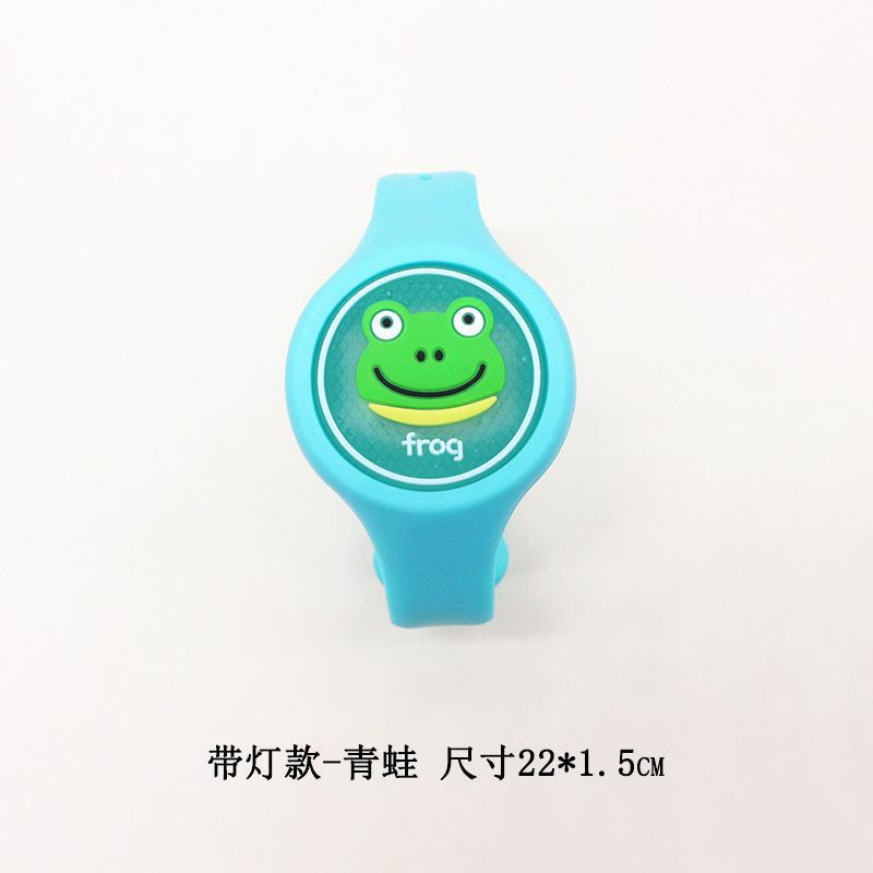 Vòng đeo tay đuổi muỗi 💝Freeship💝 Vòng tay thiết kế dạng đồng hồ có tinh dầu xả phát sáng đuổi muỗi cho bé