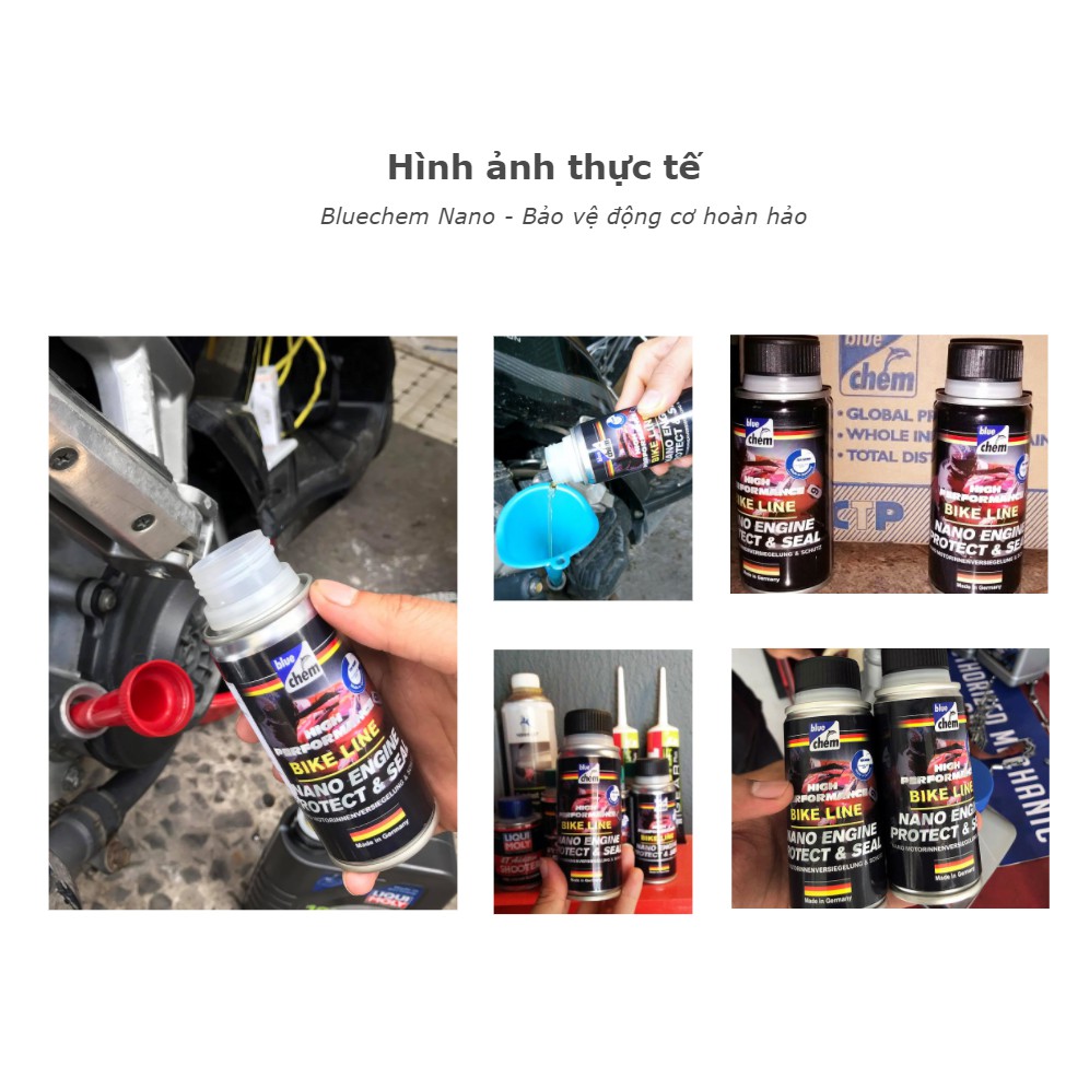 Phụ gia nhớt Bluechem Nano Engine Protection 50ml