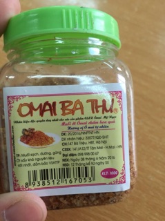 Hộp 100gr muối Ômai