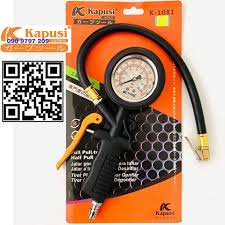 Bơm Xe Có Dầu ô tô - xe máy -đồng hồ đo lốp xe Kapusi - Hàng cao cấp