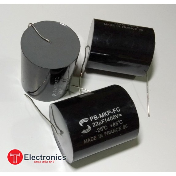 TỤ PHÂN TẦN LOA 22MF 400V-BỘ 2 CÁI