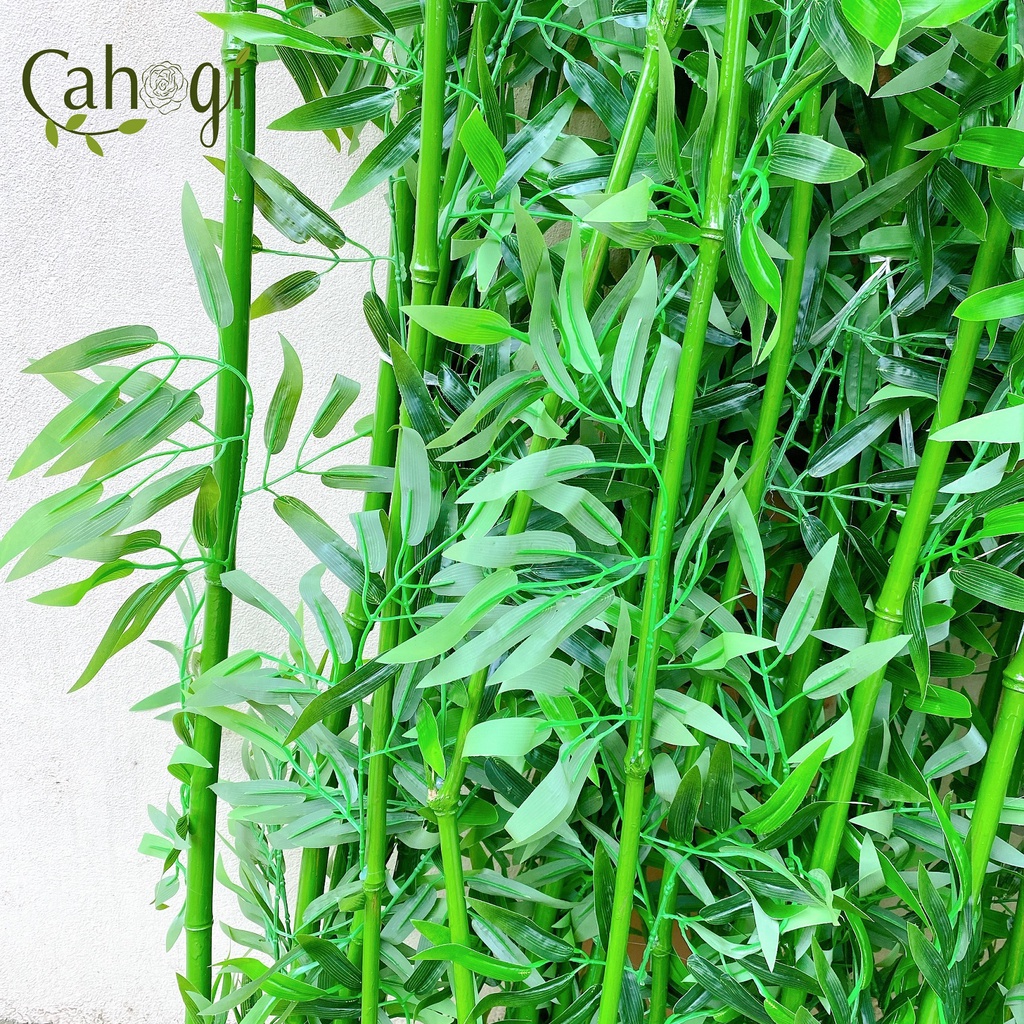 Cây Giả Trang Trí Nhà - Cây Tre Giả Cao Cấp Cành Lớn Lá Nhựa 150-200 Cm Trang Trí Hàng Rào, Ban Công , Trồng Chậu