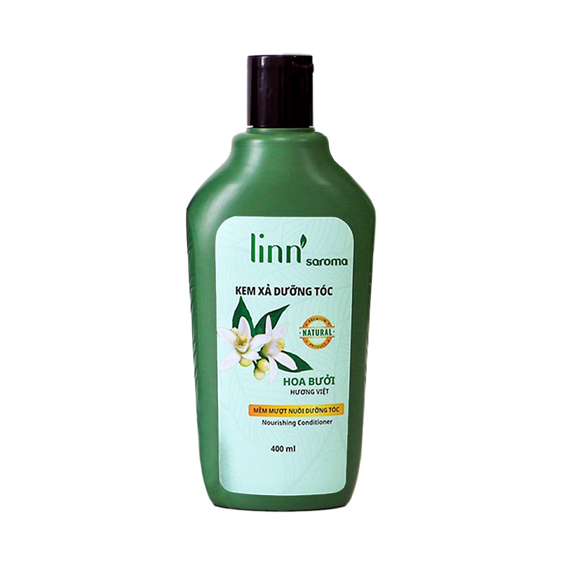 Linn'saroma - Kem xả dưỡng tóc Hoa Bưởi - Dưỡng tóc suôn mượt 400ml