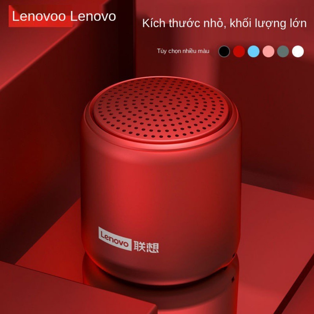 Loa Bluetooth Mini Full Box Full Phụ Kiện Lenovo L01 Bass Trầm Siêu Hay, Siêu Tiện, Siêu Nhẹ - Loa Để Bàn Chính Hãng