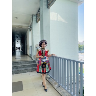 set trang phục dân tộc Mông kèm mũ