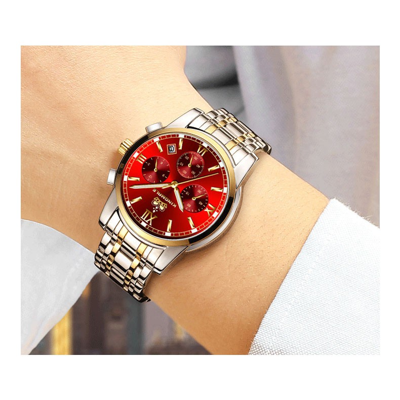 (CHUẨN MEN) Đồng Hồ Nam Chạy 6 Kim KINGMALE JAPAN K8899 Doanh Nhân 2019 Dây Thép Đúc Đặc Khóa Bướm_FULL BOX | BigBuy360 - bigbuy360.vn
