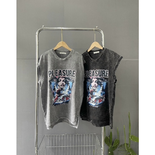 ÁO THUN COTTON WAT SÁT NÁCH IN HÌNH UNISEX FROM RỘNG