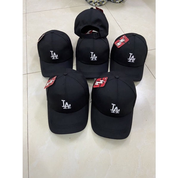 [ MŨ LƯỠI TRAI ] Mũ lưỡi trai kaki đen thêu nhiều logo