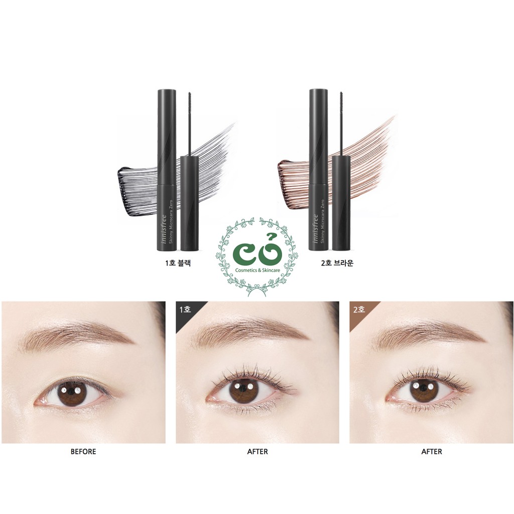 Mascara chuốt mi Skinny Microcara Zero Innisfree | BigBuy360 - bigbuy360.vn