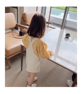 SET ÁO VÀNG CHẤM BI PHỐI