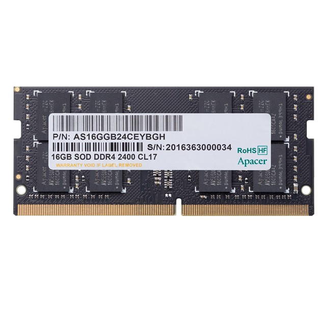 Ram Laptop Apacer 8GB DDR4 2666Mhz- A4S08G26CRIBH05-1 - Hàng Chính Hãng