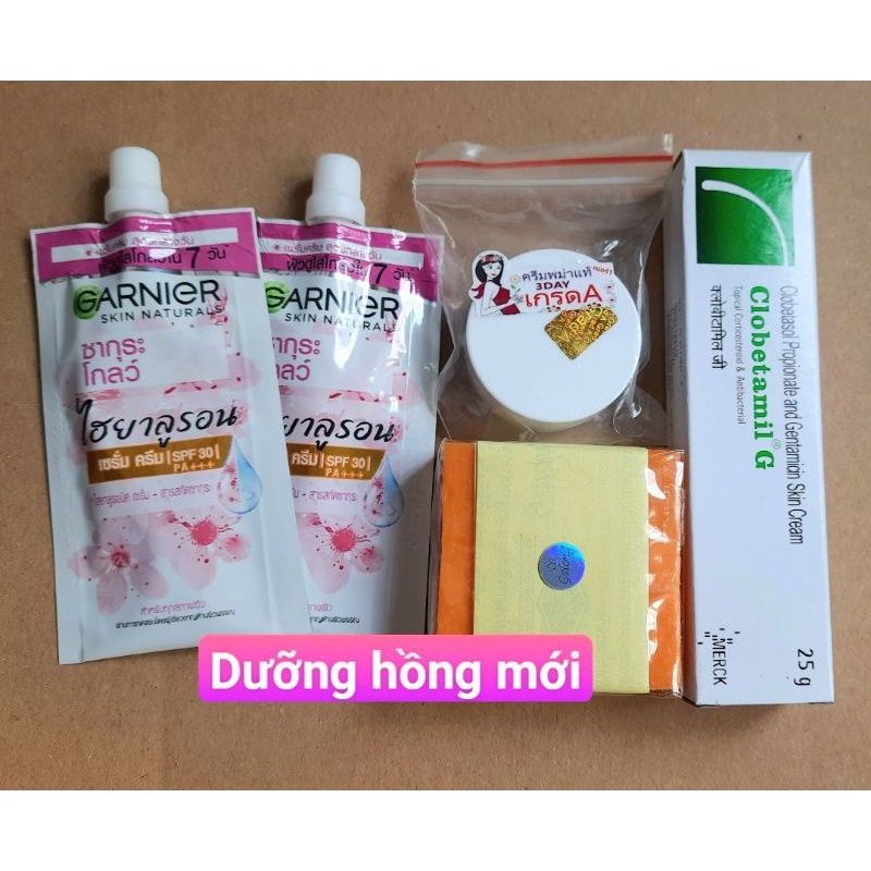 &lt;THẬT 100%&gt; Bộ Hết nám Clobetamil G - Túi zip