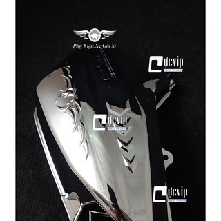 [Hàng Mới Về] Ốp Pô E PCX 2018 - 2020 Xi Mạ Crom 2916