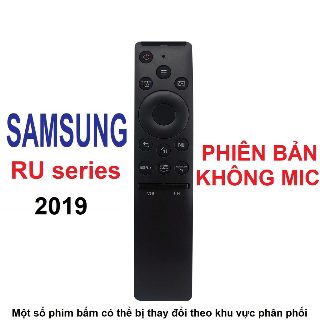 Remote điều khiển tivi SAMSUNG smart dòng RU không mic (One remote - Phiên bản rút gọn)