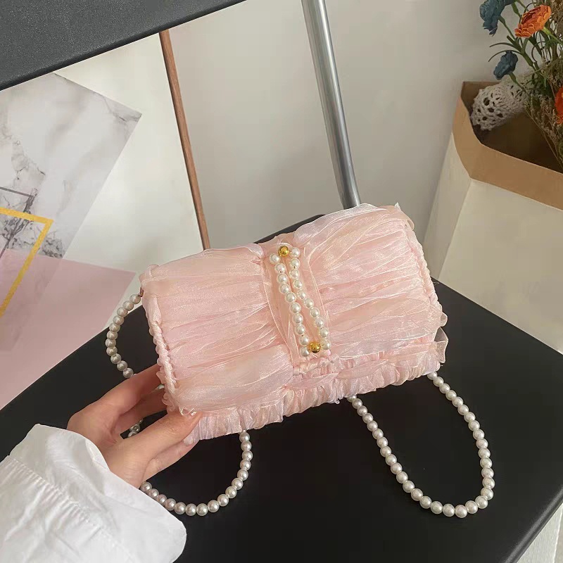 MẪU MỚI - Túi Handmade Tự Đan Ruy Băng - Phụ Kiện Đan Túi
