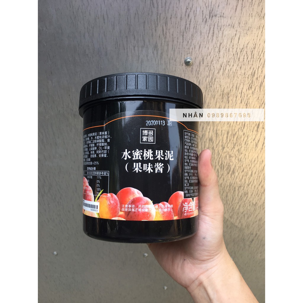 Sốt đào Boduo hộp đen