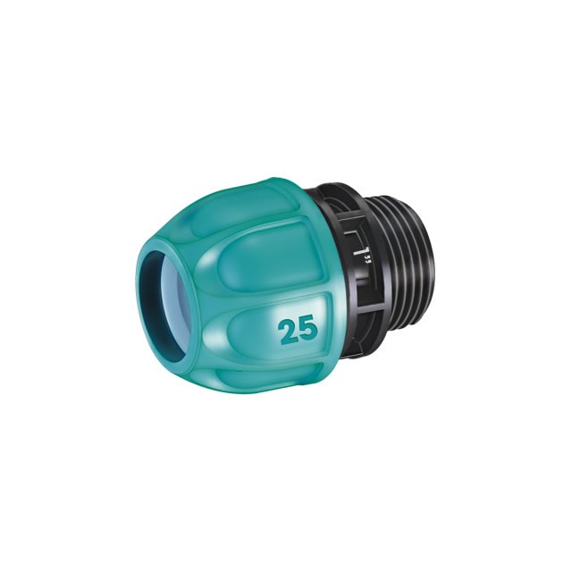 Khớp nối ống DN25 ren ngoài 1"/3/4" Coupling 1" Thread Claber 90420 (cái)