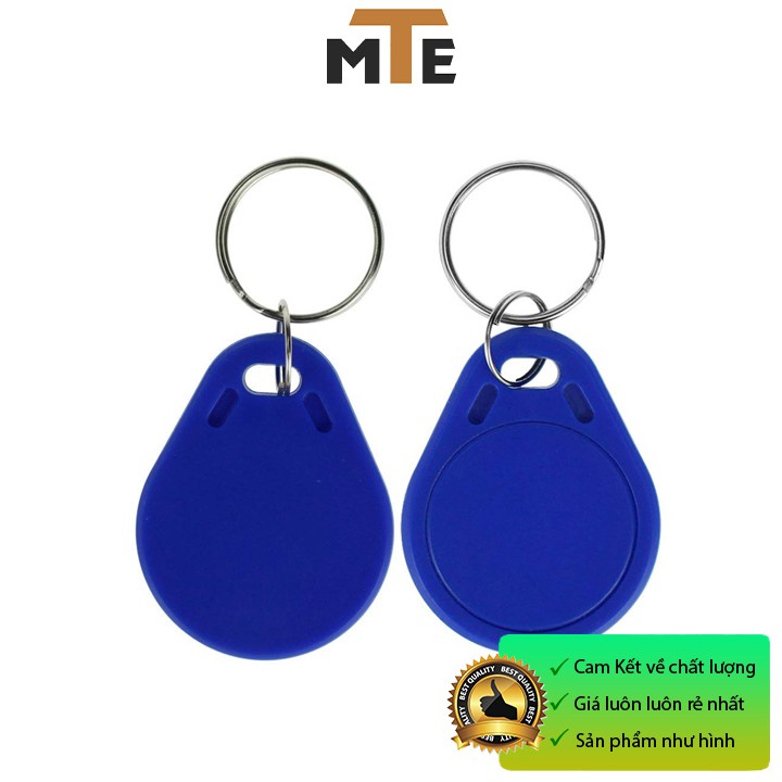 Thẻ RFID 125Khz dạng móc khóa - Thẻ sao chép được dùng kiểm soát nhân viên, thang máy