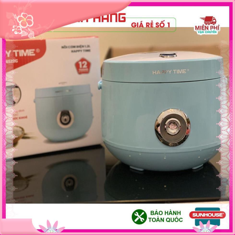 NỒI CƠM ĐIỆN 1.2L HAPPY TIME HTD8522G SUNHOUSE, NỒI CƠM ĐIỆN SUNHOUSE HTD8522, SIÊU BỀN BẢO HÀNH TOÀ