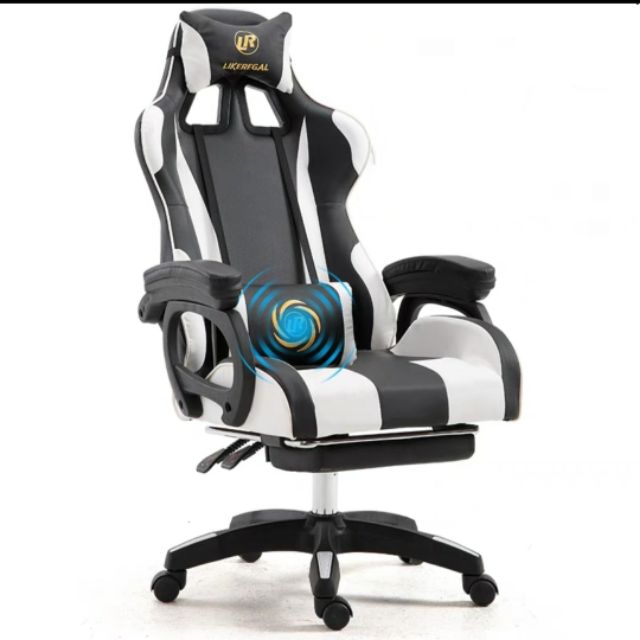 Ghế gaming cao cấp có đệm để chân, nhiều màu lựa chọn