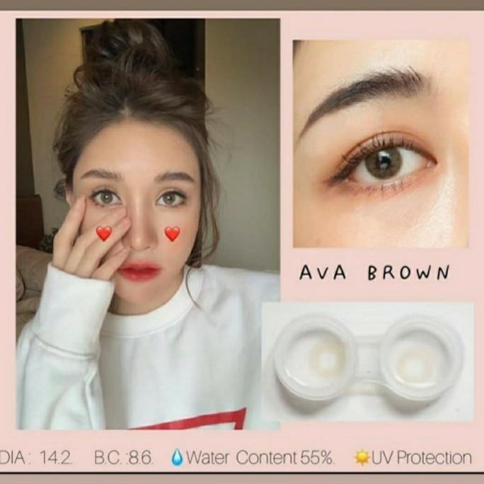 Lapis Brown / Socola Softlens. Kích Thước 14Mm (Không Bao Giờ & Minus) Bằng Mơ Màu