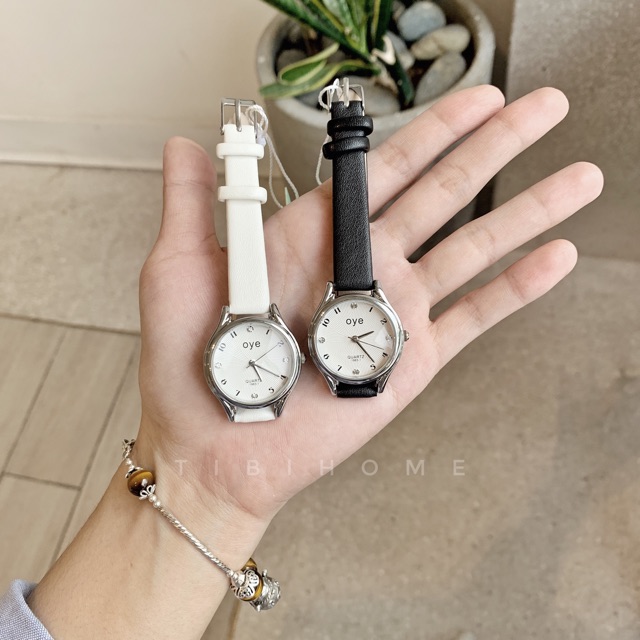 OYE chính hãng - Đồng hồ dây da nữ size nhỏ hợp với mọi cổ tay | BigBuy360 - bigbuy360.vn