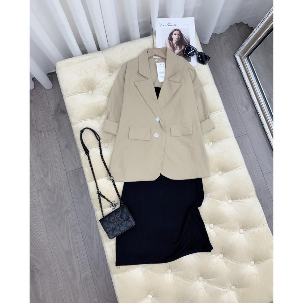 Set đồ nữ cá tính, set váy dài áo vest đi chơi sang chảnh mùa hè đẹp 8A00102 TKBHH | BigBuy360 - bigbuy360.vn