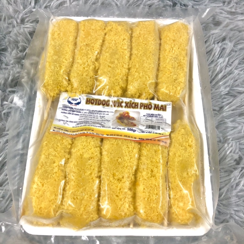 Hotdog xúc xích phomai 500g