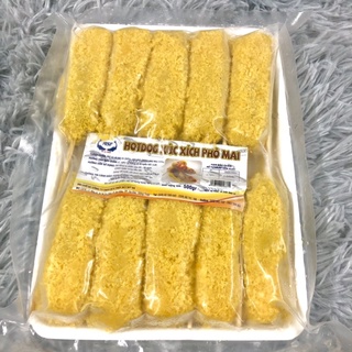 Hotdog xúc xích phomai 500g (10 cây)