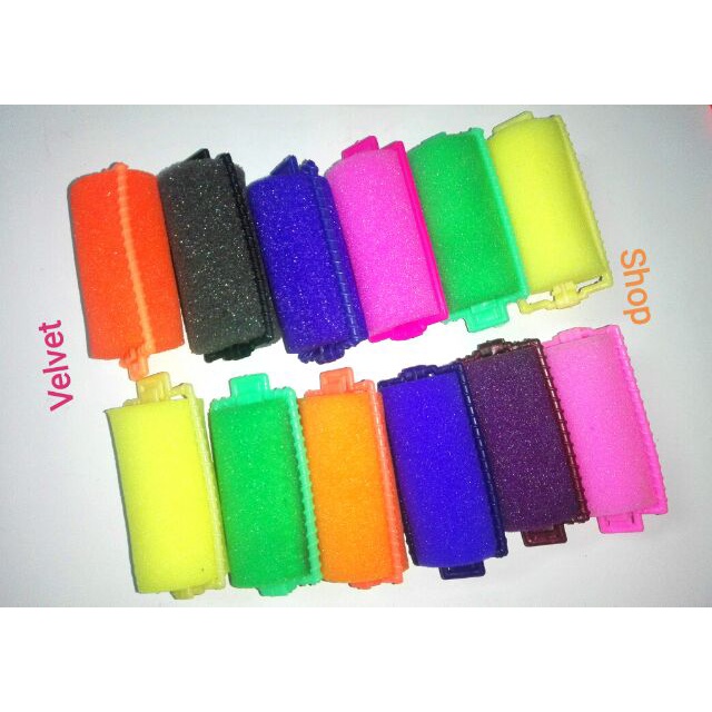BỘ 8 Lô Mút Uốn Tạo Kiểu Tóc Nhiều Màu #122