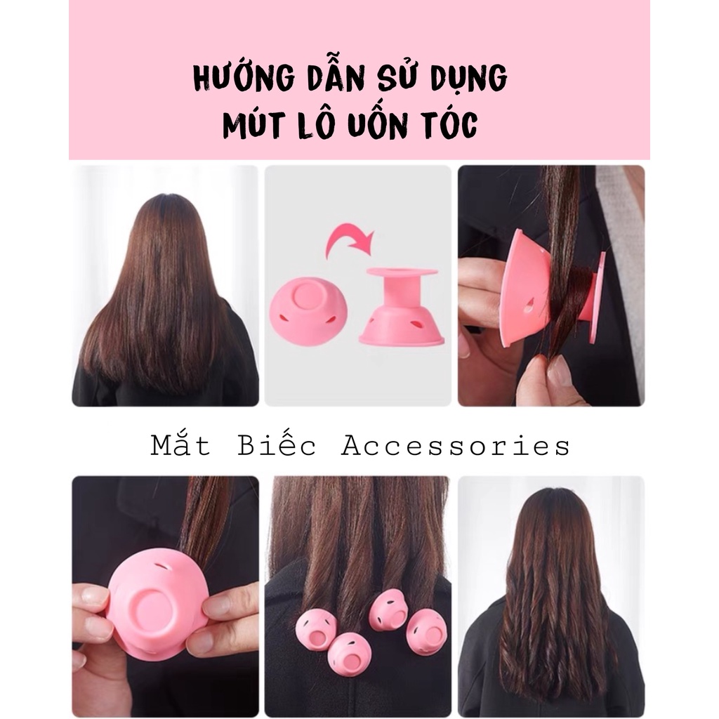 Mút lô uốn tóc xoăn sóng nước không dùng nhiệt SP0036