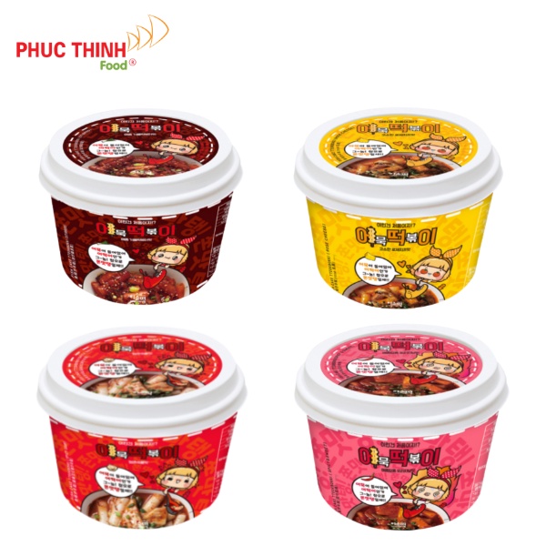 Bánh gạo Hàn Quốc Chả Cá Tokpokki Dạng Cốc Ăn Liền Tiện Lợi