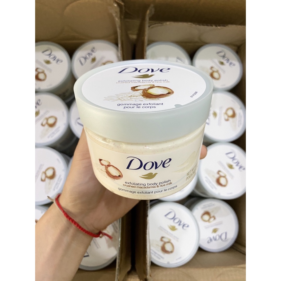 Tẩy tế bào chết Dove hủ 298g siêu đẹp